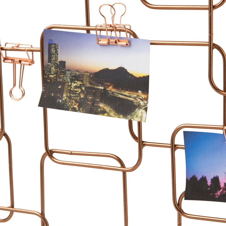 MARCO ALAMBRE ROSE GOLD 49X40 CON PINZAS