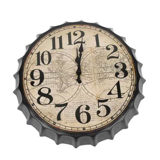 RELOJ PARED DISEÑO VINTAGE